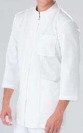 ナガイレーベン ドクタートップ男子上衣8分袖(看護師実習衣) US-86