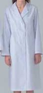 KAZEN(旧アプロン) レディス診察衣シングル型長袖 120-90