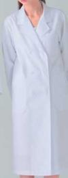 KAZEN(旧アプロン) レディス診察衣ダブル型長袖 125-90